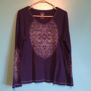 High-quality purple sweater
